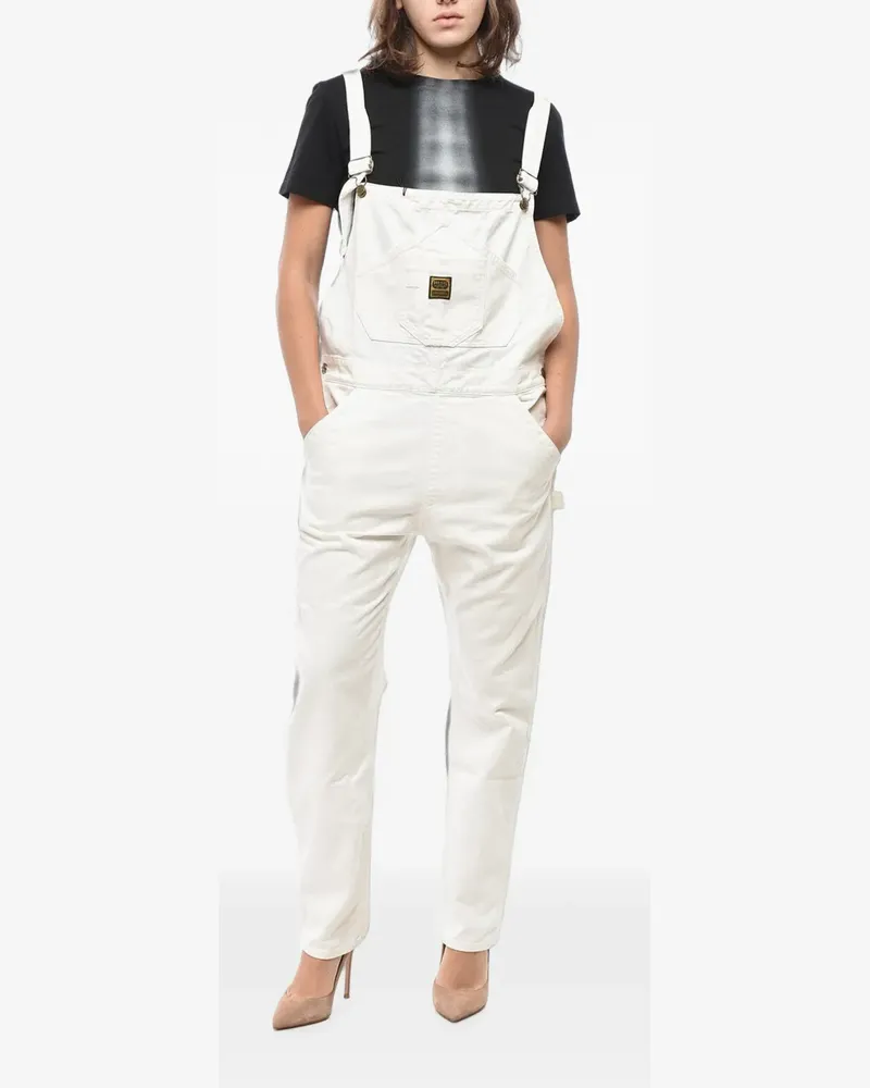 WASHINGTON DEE CEE logo-patch jumpsuit - Weiß Weiß