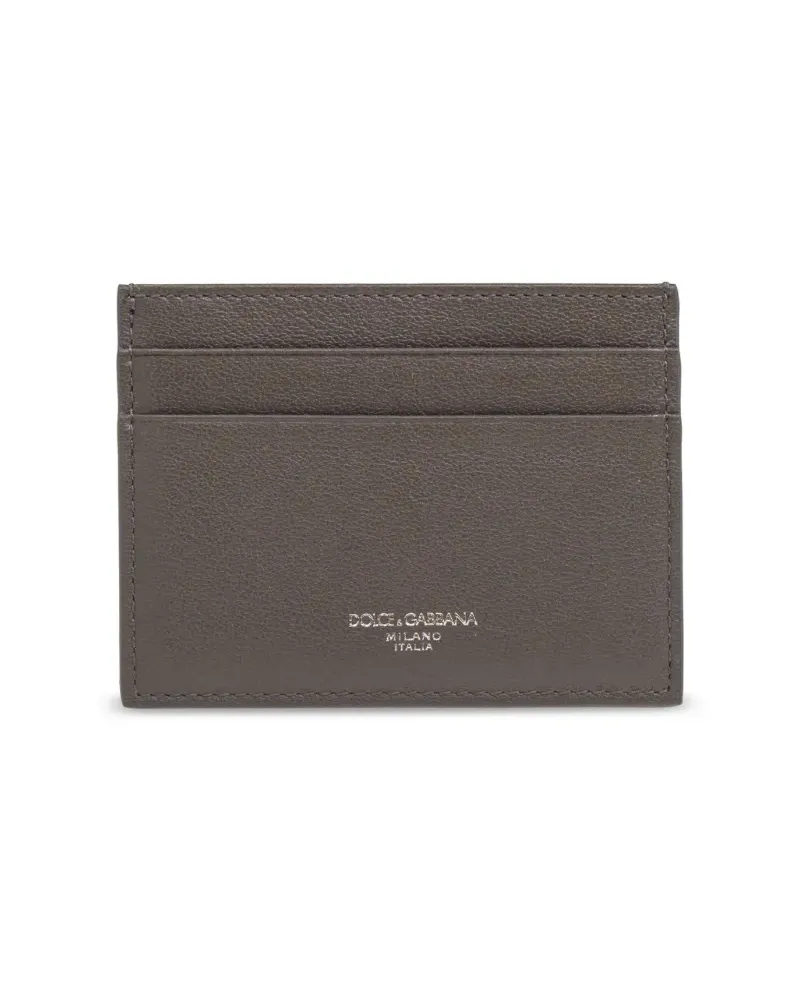 Dolce & Gabbana Klassisches Kartenetui - Grau Grau