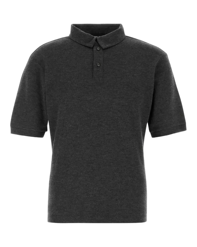 Giorgio Armani cashmere polo shirt - Grau Grau