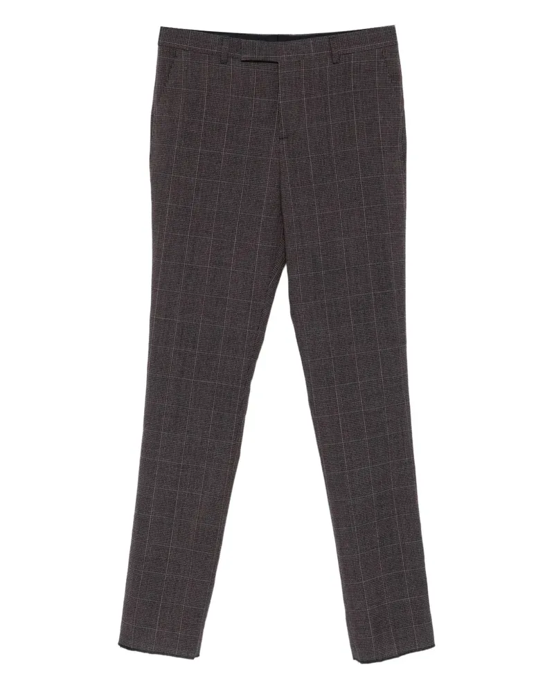 Paul Smith Hose mit Karomuster - Braun Braun