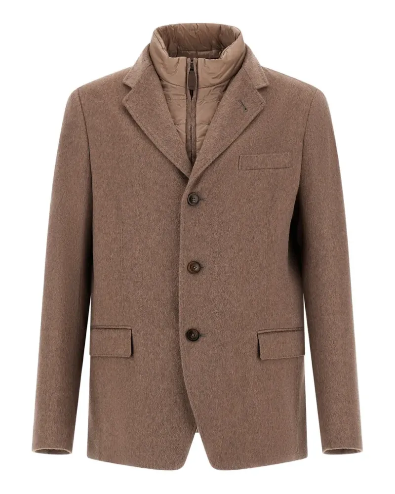 Herno Nylon Ultralight bib blazer - Braun Braun