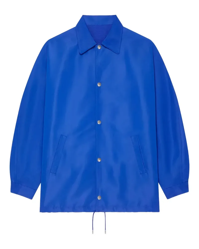 Givenchy Jacke mit Logo-Stickerei - Blau Blau
