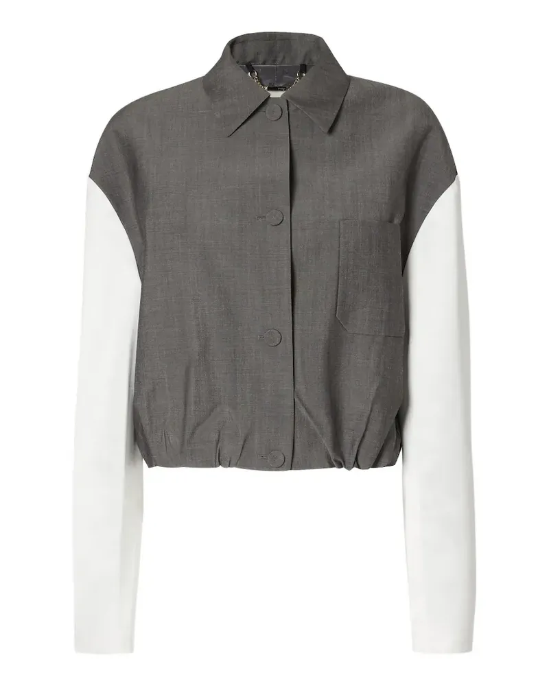 Fendi Jacke mit Knöpfen - Grau Grau