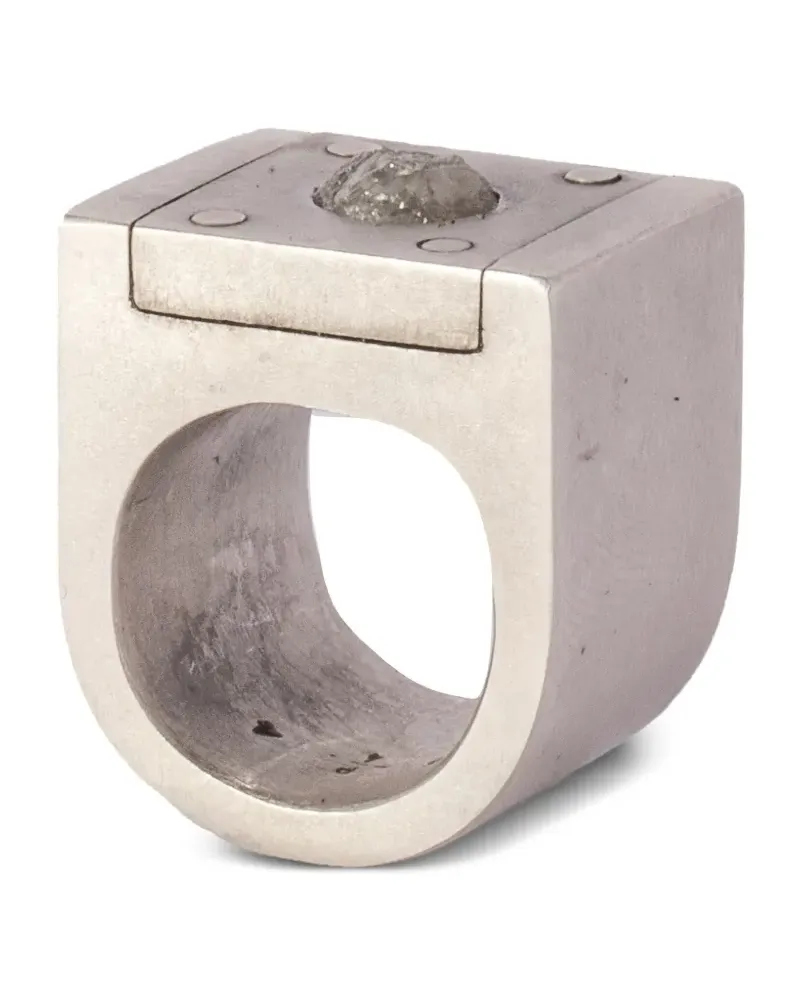 Parts Of Four Plate Diamant-Ring - Nude Nude