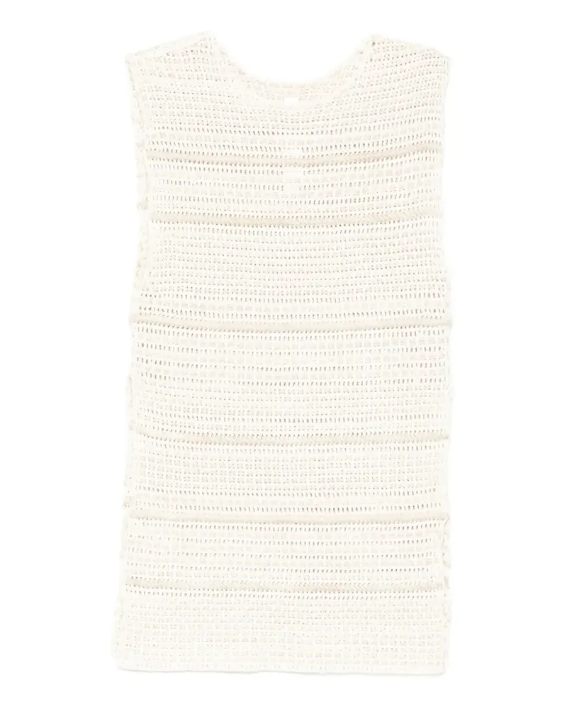 Lauren Manoogian Top mit Korbgeflecht - Nude Nude