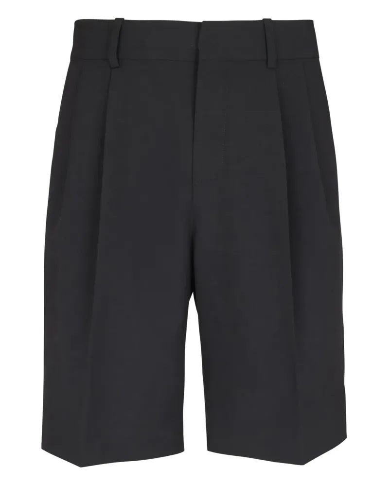 Balmain Shorts mit Abnähern - Schwarz Schwarz
