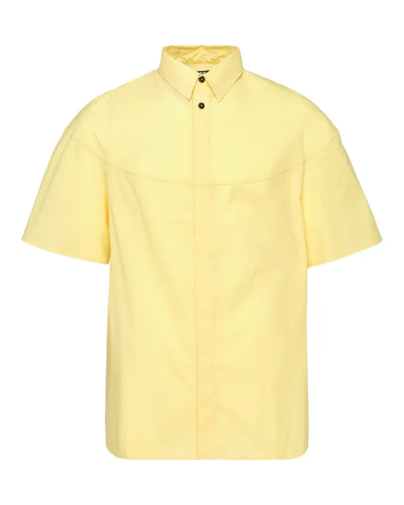 Jacquemus La Chemise Atelier Manches Courtes Hemd - Gelb Gelb