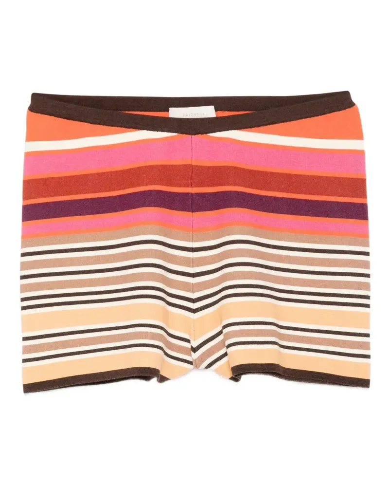 Faithfull The Brand striped shorts - Nude Nude