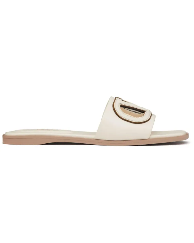 Valentino Garavani VLogo Sandalen mit Cut-Out - Weiß Weiß