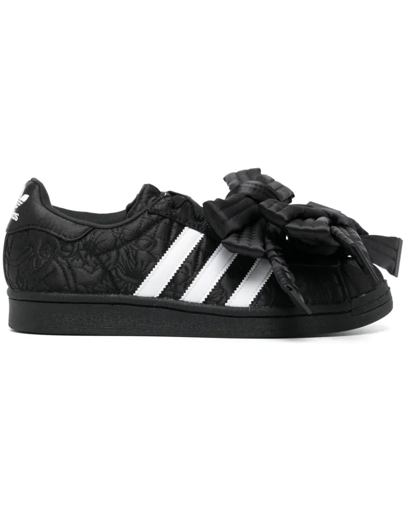 adidas x CAROLINE HU Superstar Sneakers - Schwarz Schwarz