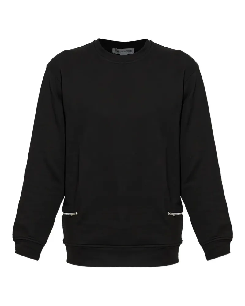 Comme des Garçons Sweatshirt mit Reißverschlusstaschen - Schwarz Schwarz