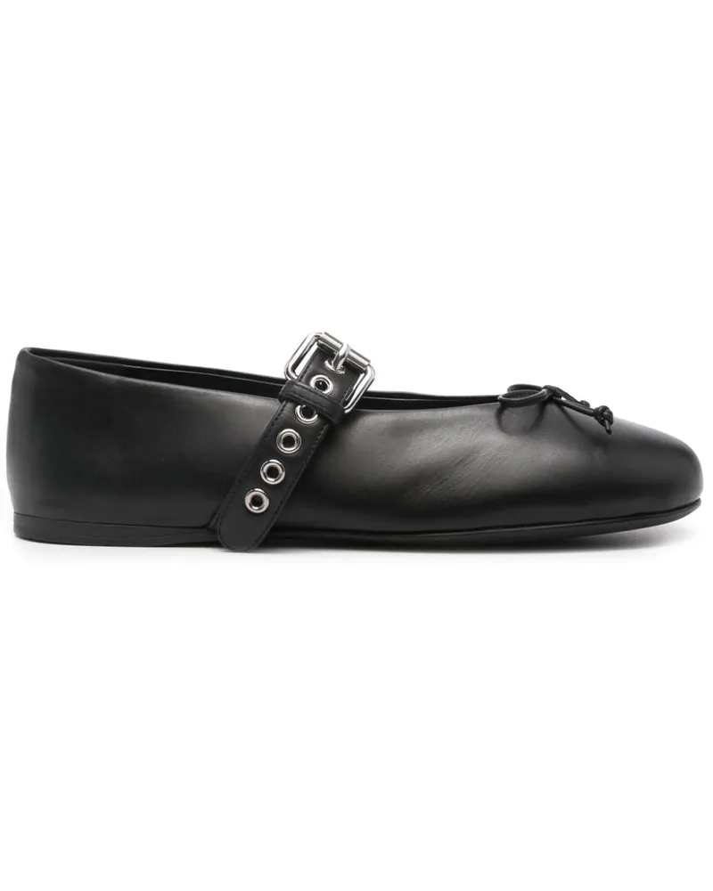 Miu Miu Klassische Ballerinas - Schwarz Schwarz