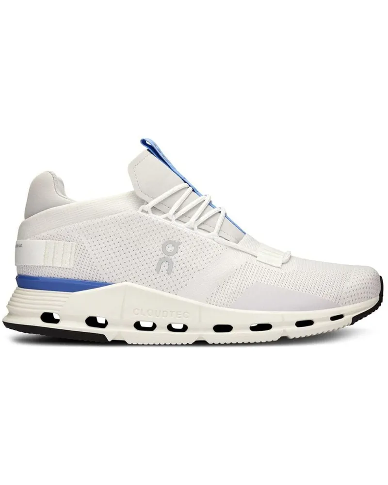 ON Cloudnova "Undyed/Ultramarine" Sneakers - Weiß Weiß