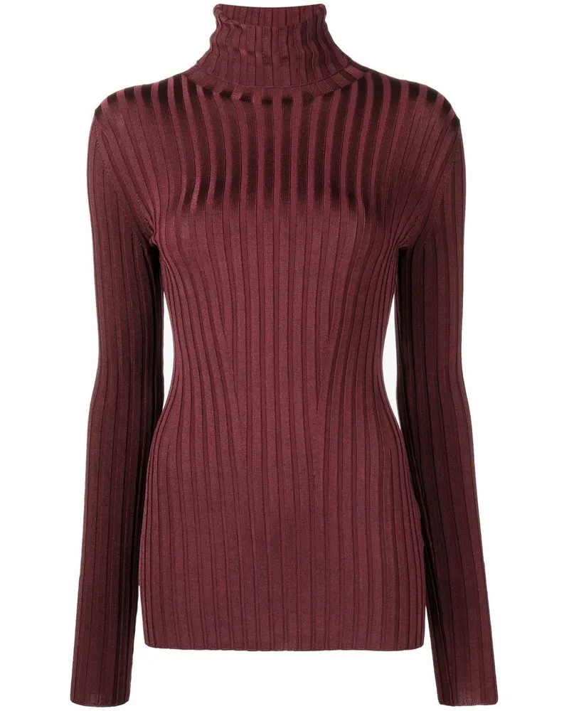 GALVAN Klassischer Rollkragenpullover Violett