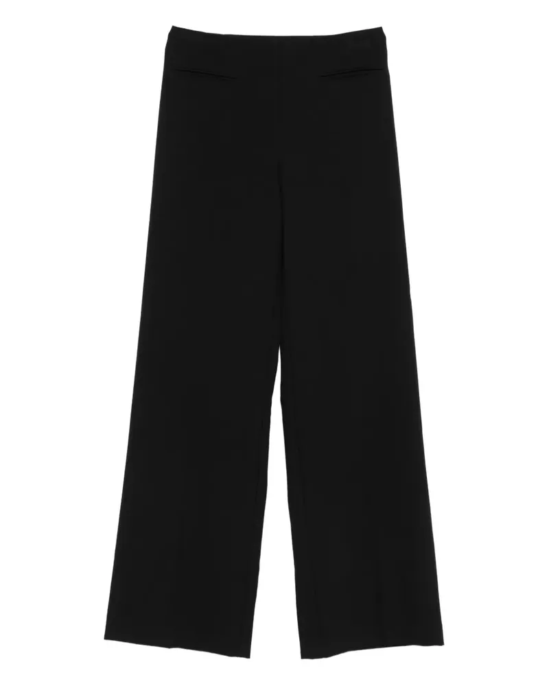 Patrizia Pepe Hose mit geradem Bein - Schwarz Schwarz