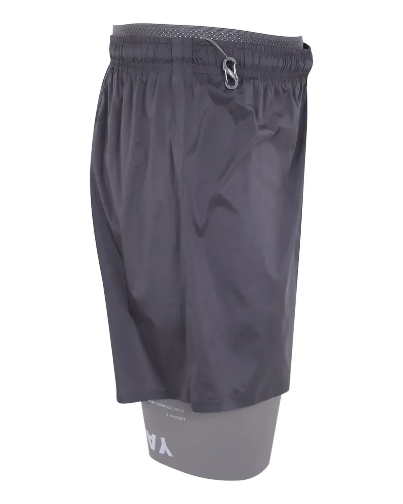 Satisfy TechSilk Shorts im Layering-Look - Grau Grau