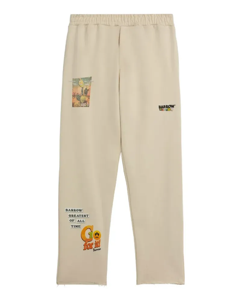 BARROW Jogginghose mit Print - Nude Nude