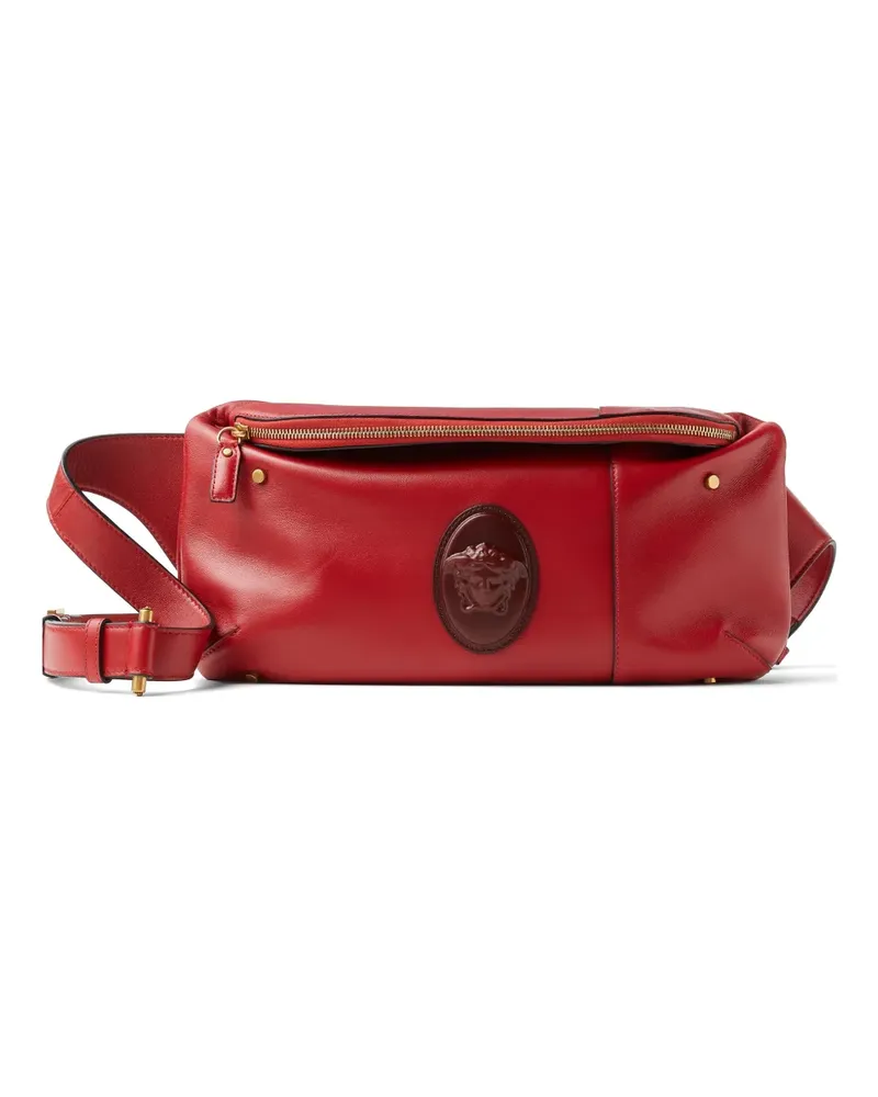 Versace Lou Gürteltasche aus Nappa - Rot Rot