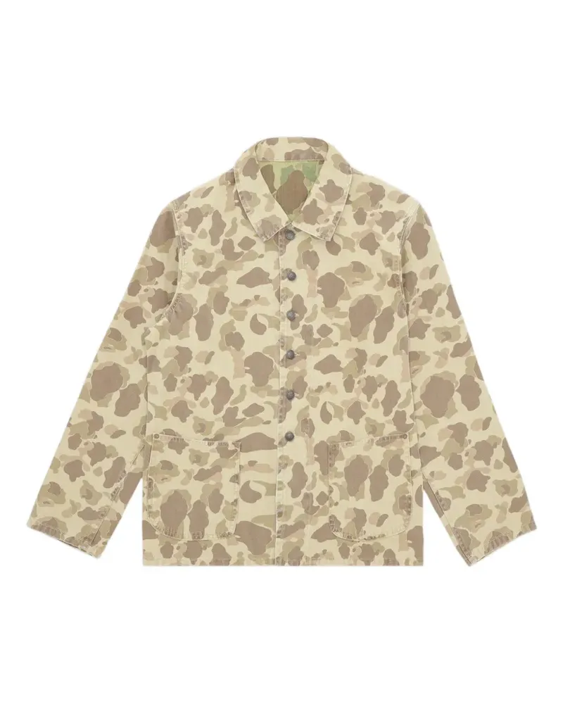 Fortela Clays camouflage overshirt - Nude Nude