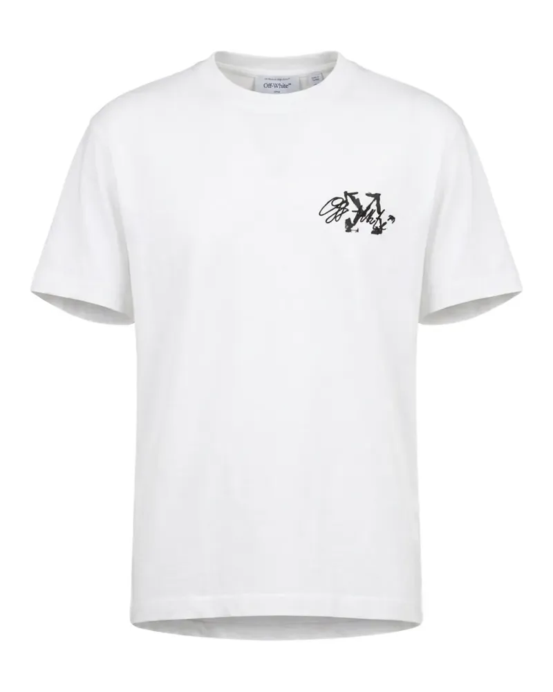 OFF-WHITE Stroke 2 Arrow Skate T-Shirt - Weiß Weiß