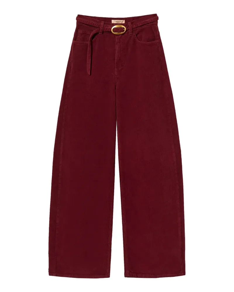 Twin-Set Balloon Cordhose - Rot Rot