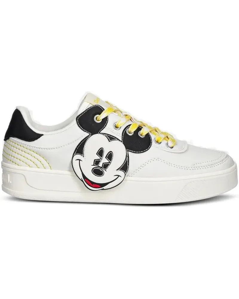 Desigual x Micky Maus Sneakers - Weiß Weiß