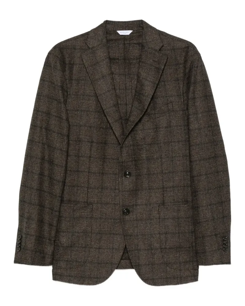 Boglioli Jacke mit Karomuster - Braun Braun