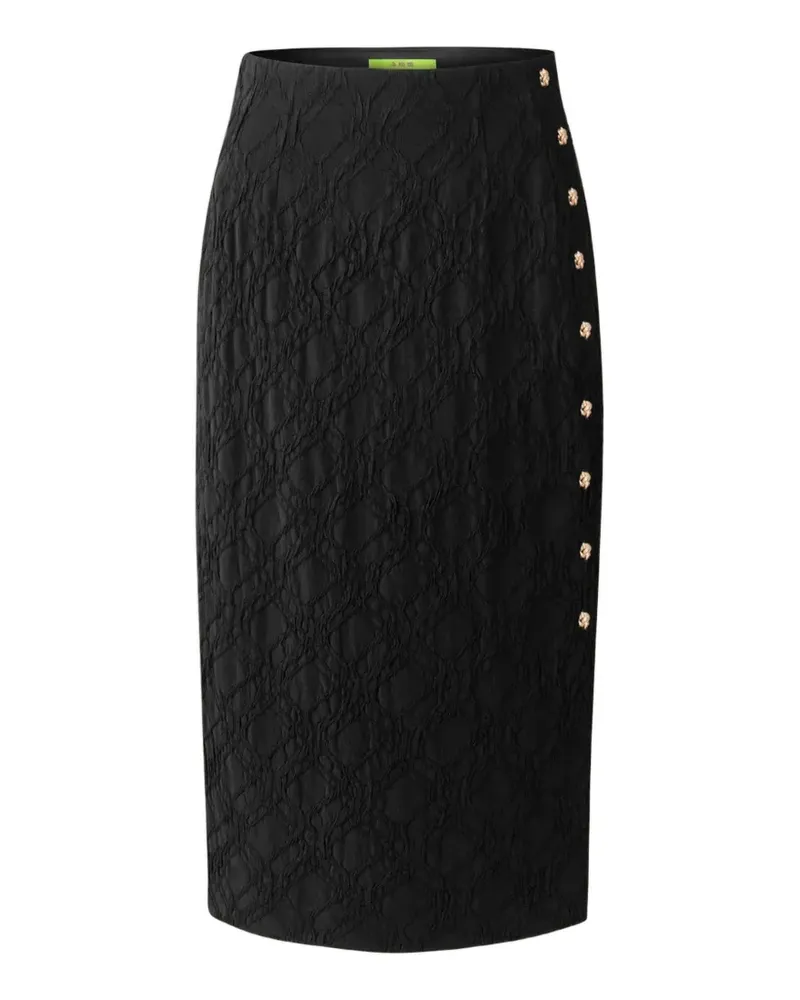 Shanghai Tang Strukturierter Rock - Schwarz Schwarz