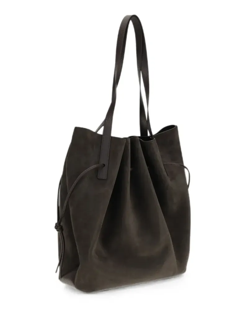 YUZEFI Scallop drawstring tote bag - Braun Braun