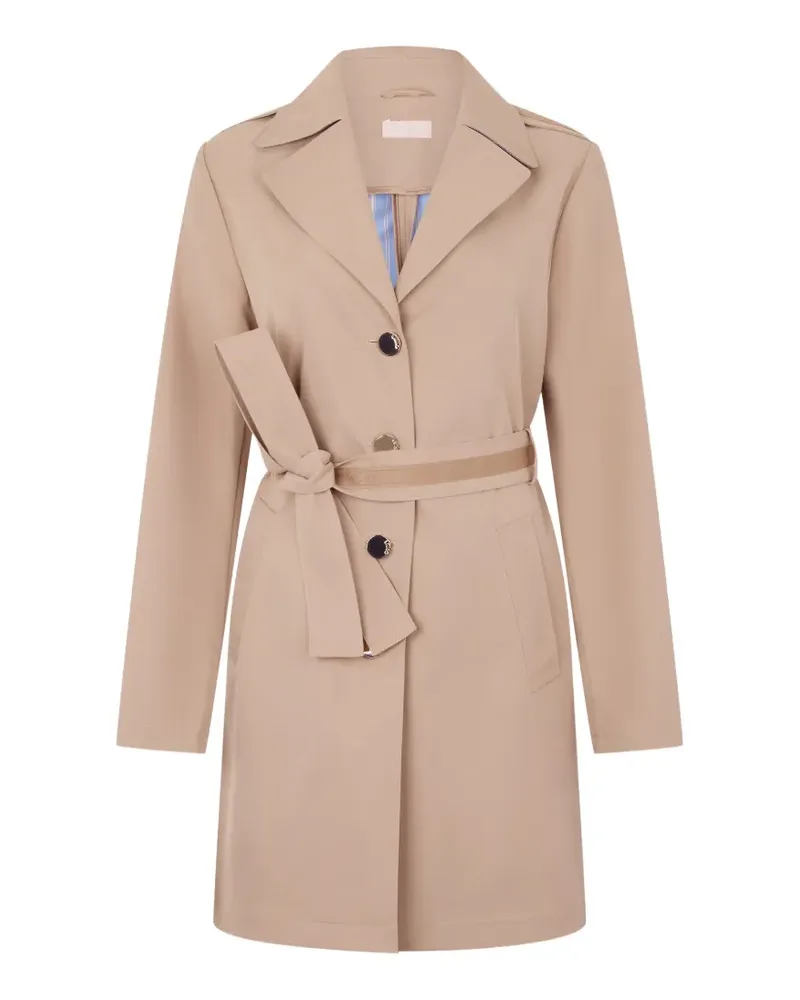 Liu Jo Trenchcoat mit klassischem Revers und Gürtel - Nude Nude