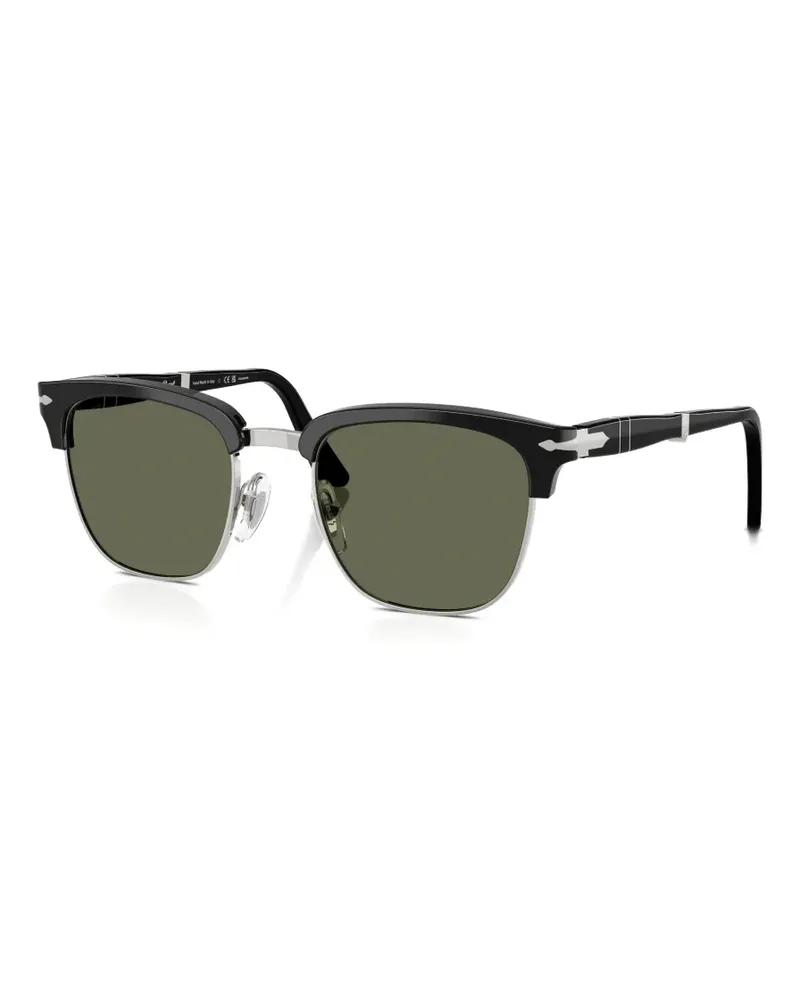 Persol square-frame foldable sunglasses - Schwarz Schwarz