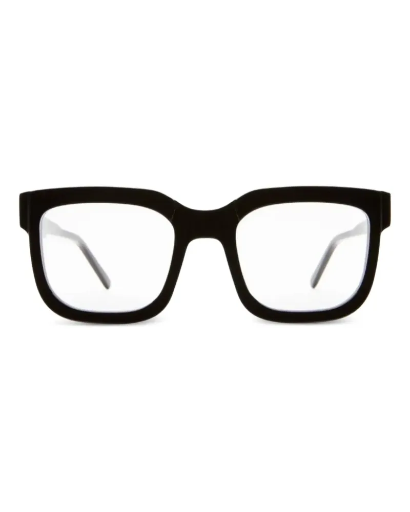 KUBORAUM Brille mit eckigem Gestell - Schwarz Schwarz