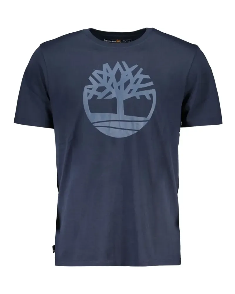 Timberland T-Shirt mit Logo-Print - Blau Blau