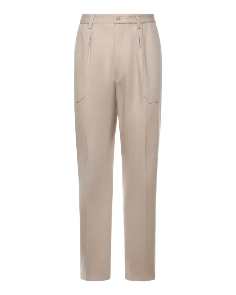 Eleventy pleated trousers - Nude Nude