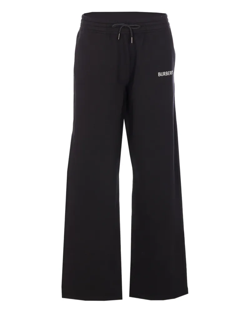 Burberry Jogginghose mit Logo-Stickerei - Schwarz Schwarz
