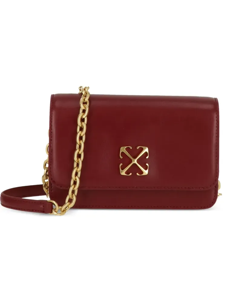 OFF-WHITE logo detail shoulder bag - Rot Rot