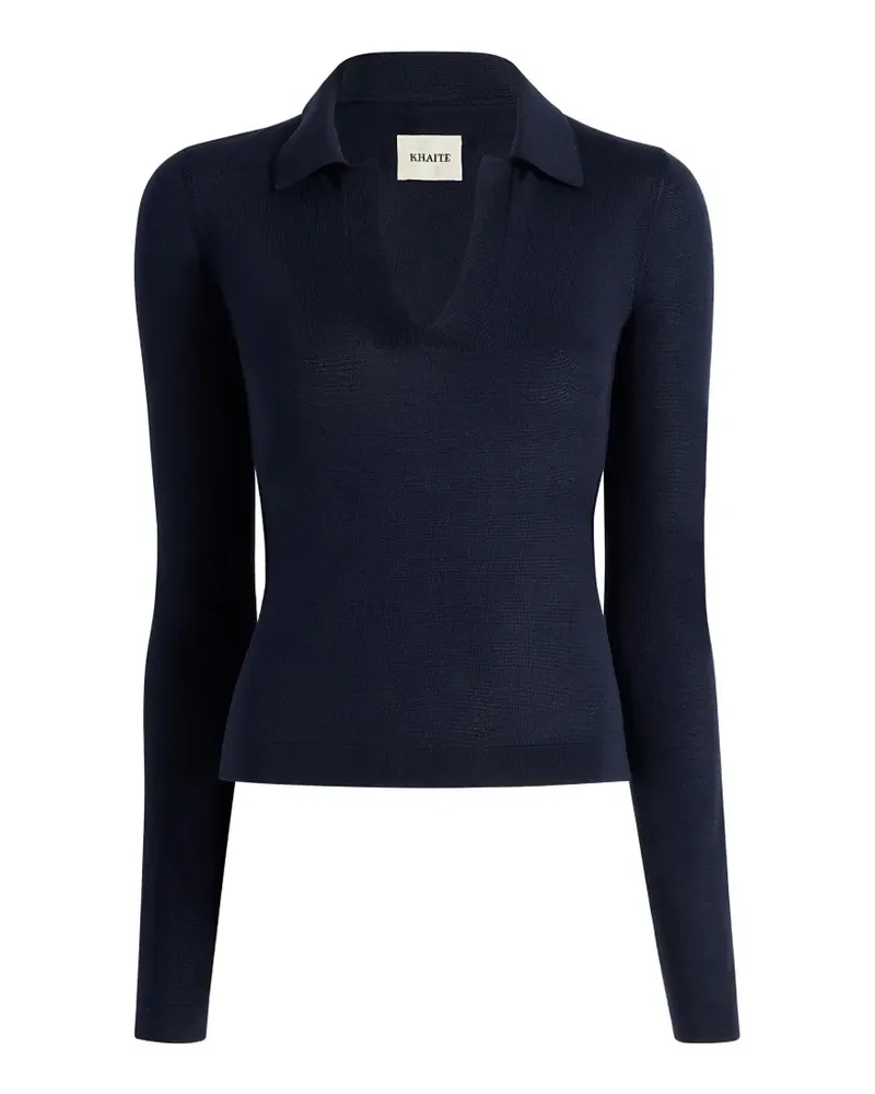 KHAITE Mikel Top - Blau Blau