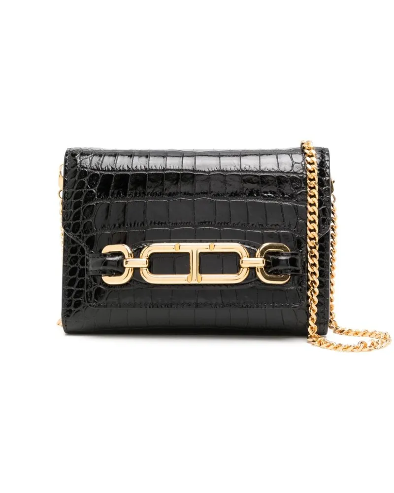 Tom Ford Mini Whitney Clutch - Schwarz Schwarz
