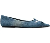 The Denim Kat Ballerinas - Blau