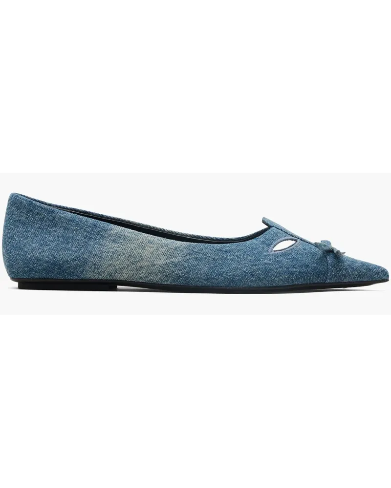 Marc Jacobs The Denim Kat Ballerinas - Blau Blau
