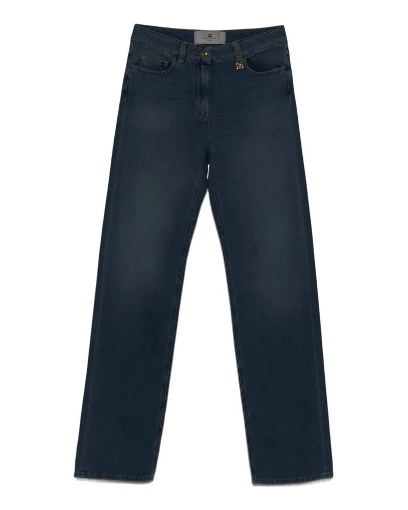 Elisabetta Franchi logo-detail jeans - Blau Blau