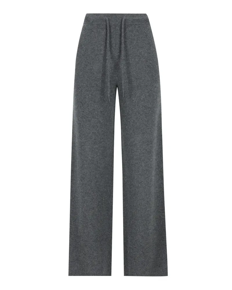 Max Mara drawstring-waist knitted trousers - Grau Grau