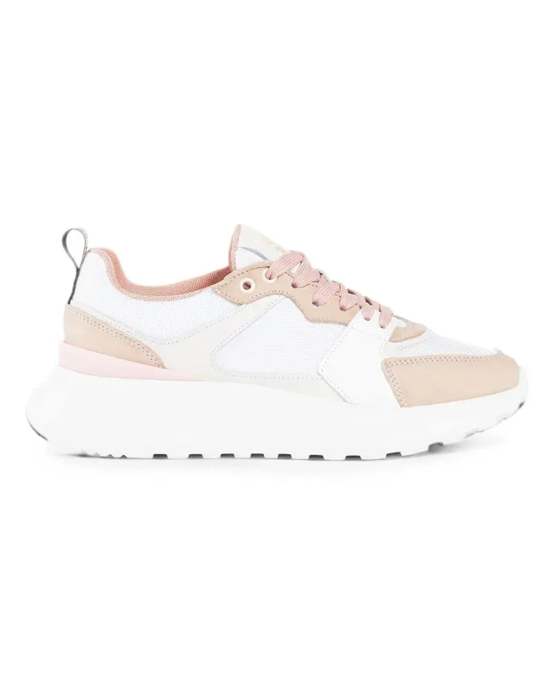 Roberto Cavalli logo-print panelled sneakers - Weiß Weiß