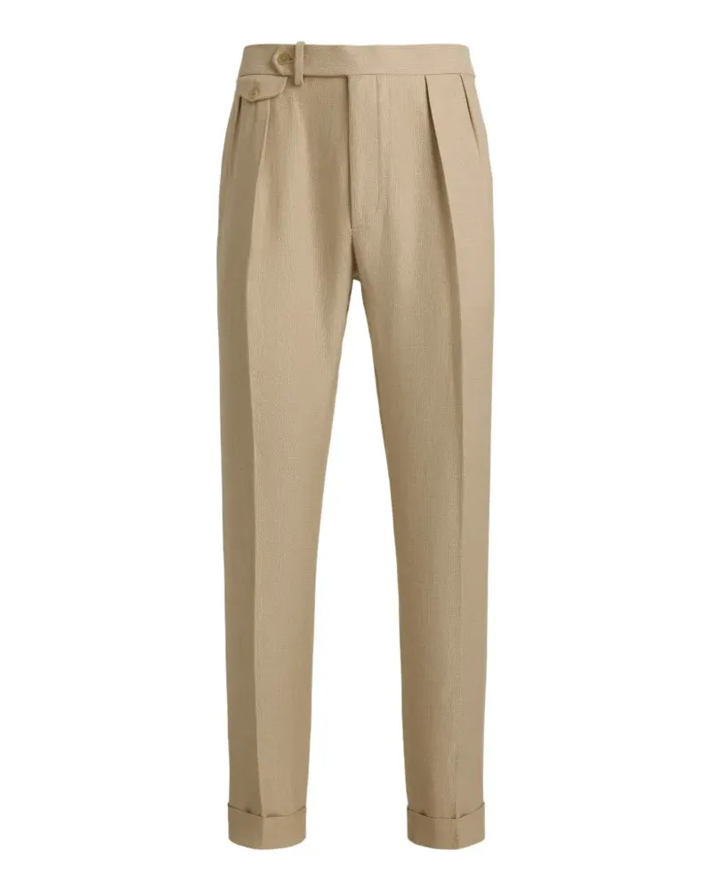 Ralph Lauren Gregory twill trousers - Nude Nude