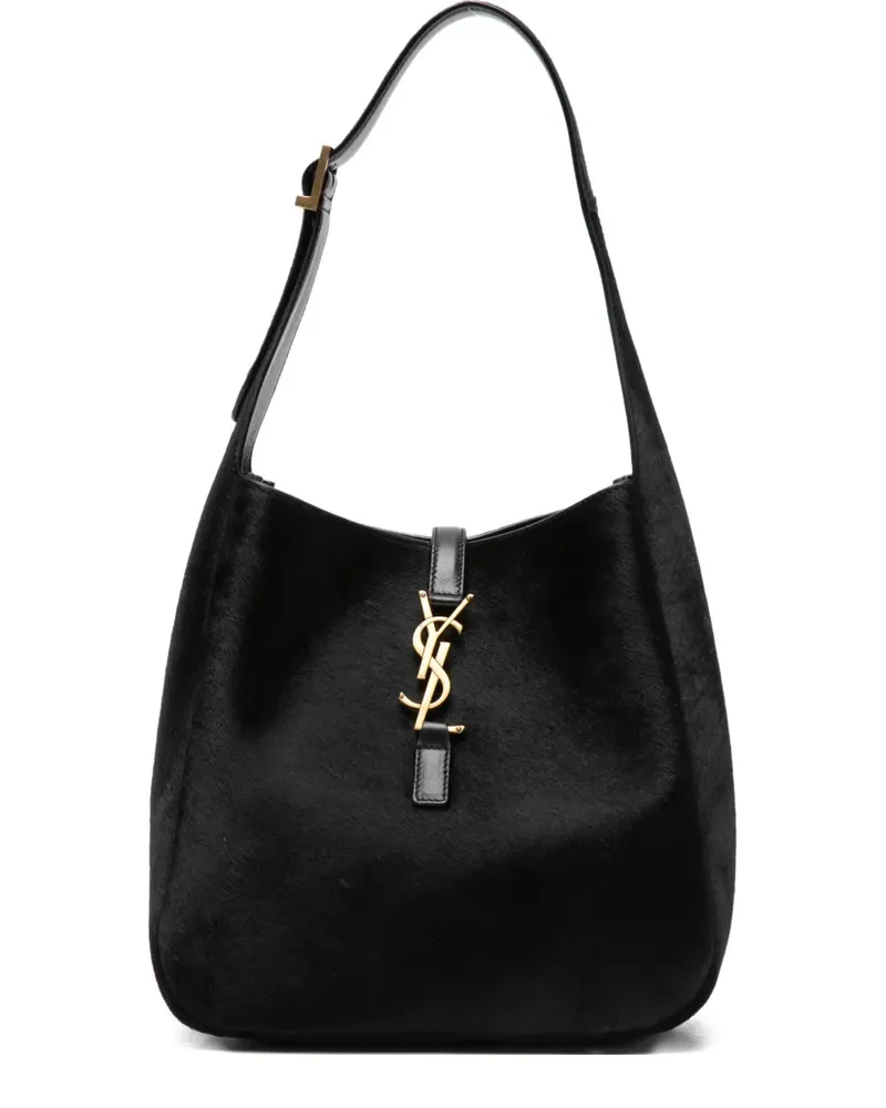 Saint Laurent buckle detail shoulder bag - Schwarz Schwarz