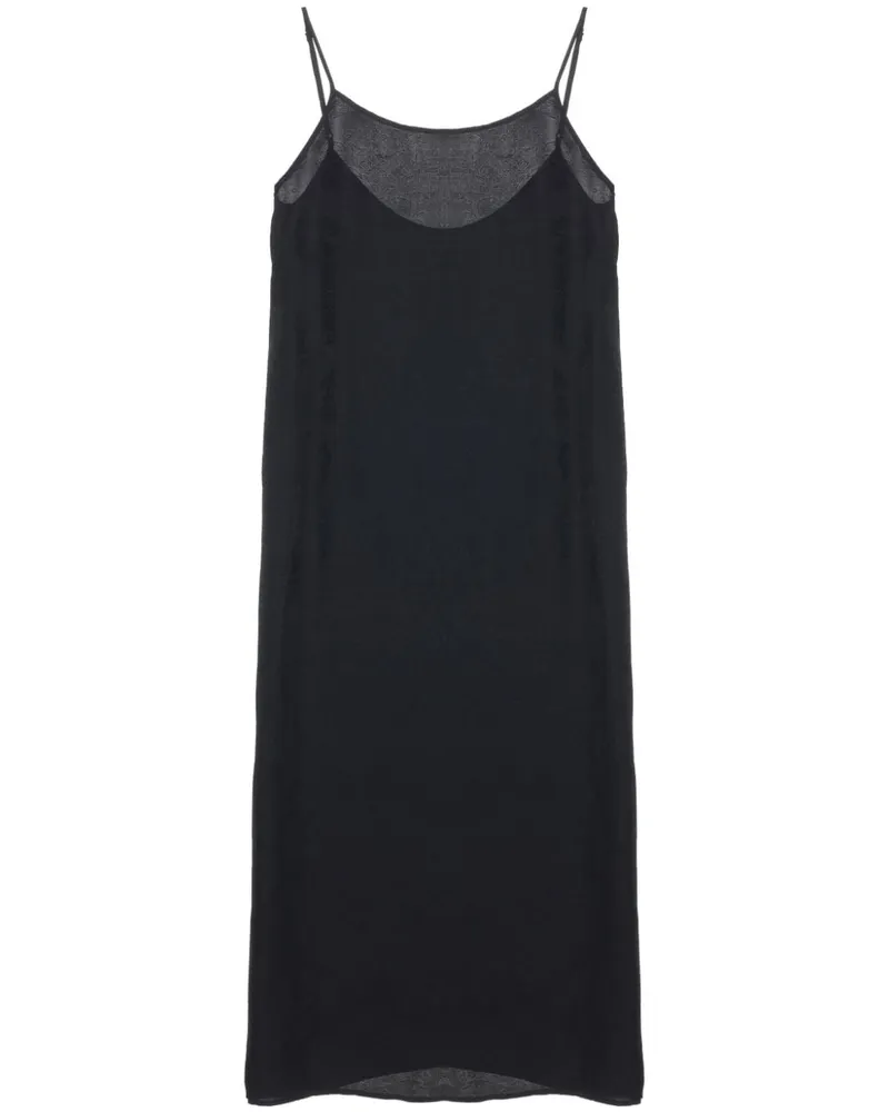 Uma Wang Anaya Maxikleid - Schwarz Schwarz