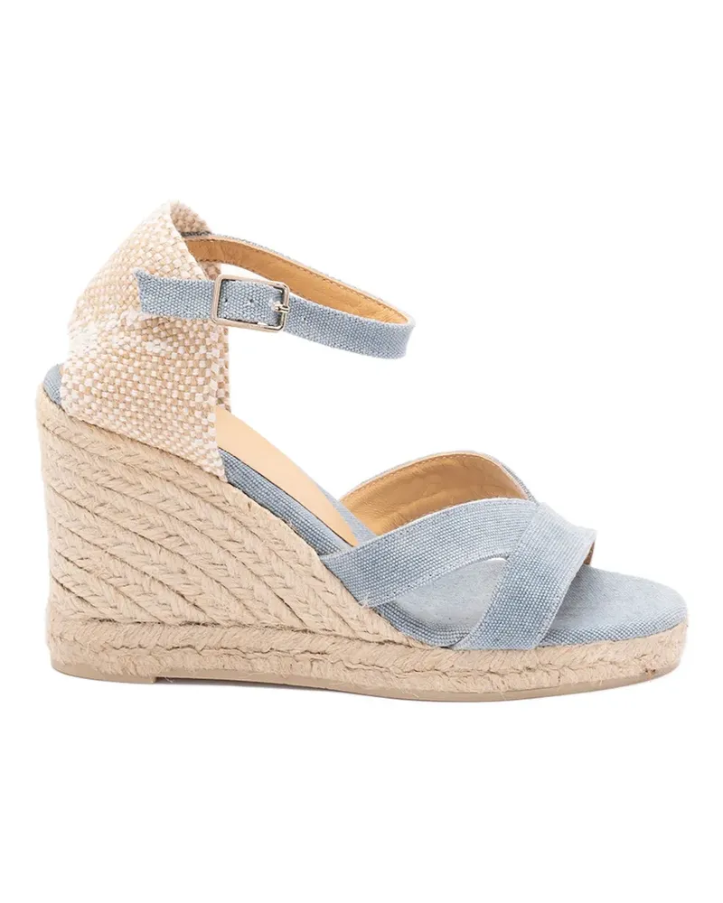 Castañer Bruna/8/002 criss-cross ankle-strap espadrilles - Blau Blau