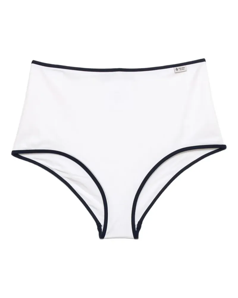 Prada Jersey bikini panty - Weiß Weiß