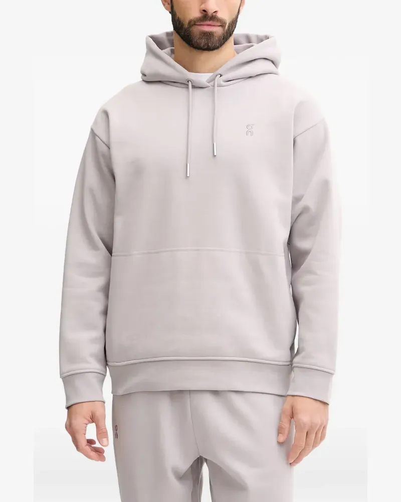 ON Hoodie mit Logo-Stickerei - Grau Grau