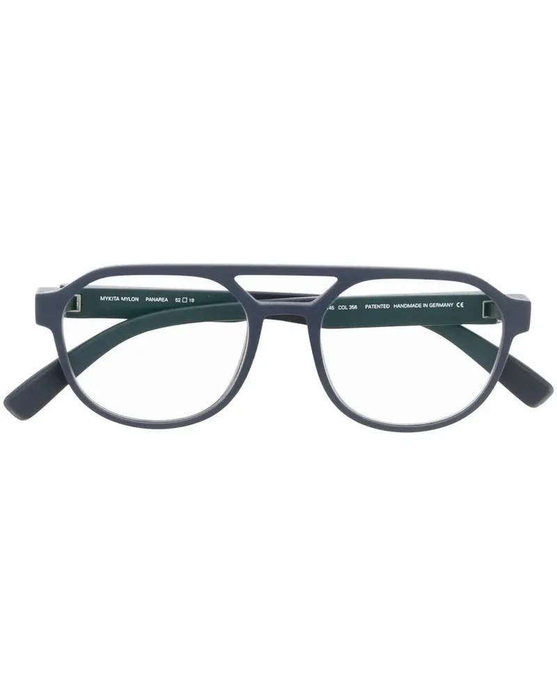 Mykita Klassische Pilotenbrille - Blau Blau